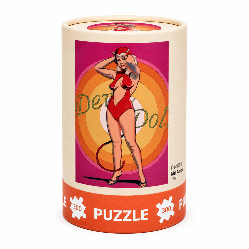 Cylinder Box Puzzles | Devil Doll 300 pieces
