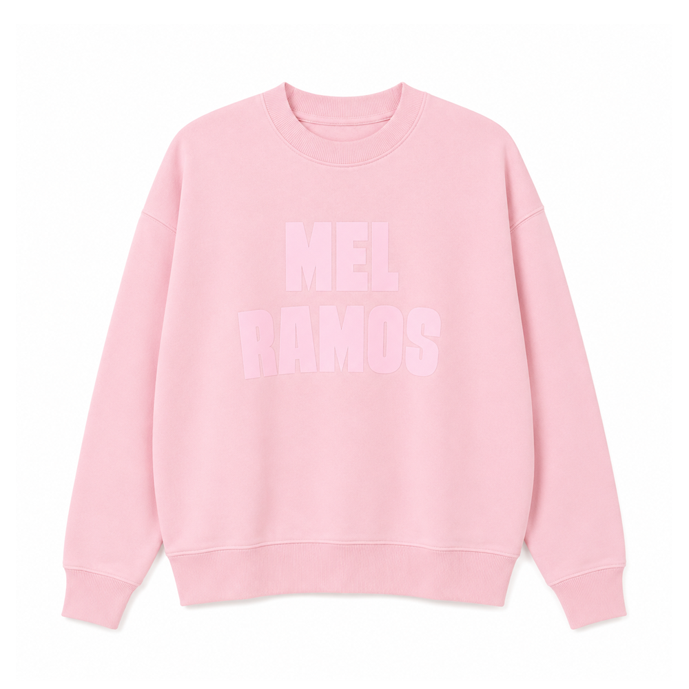 Crewneck Sweatshirt | Dita Bronze - Light Pink-thumbmail-2