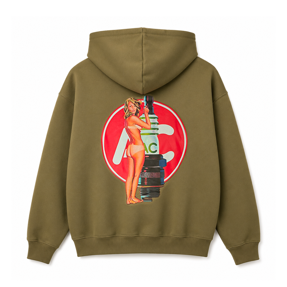 Hoodie | AC - Olive