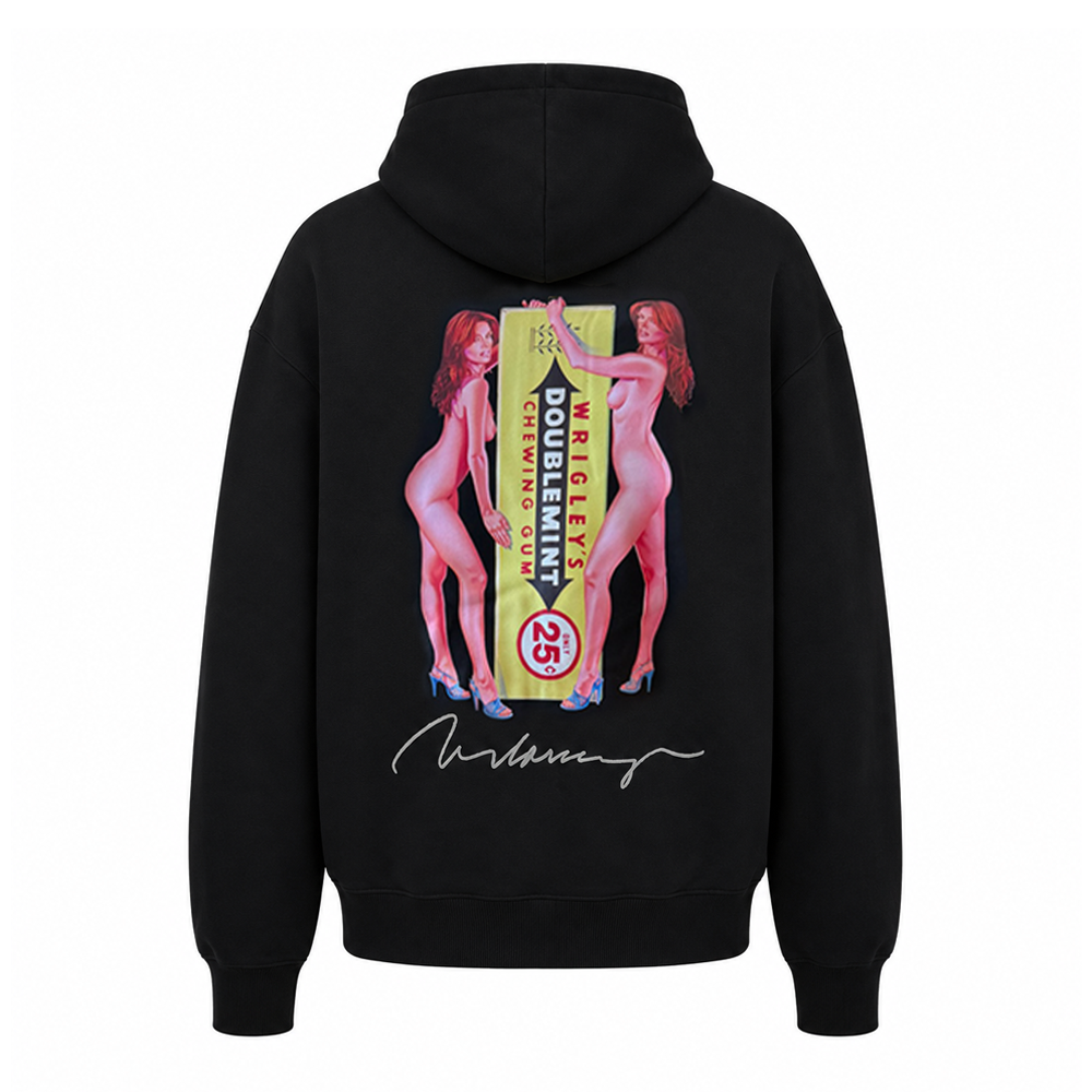 Full-Zip Hoodie | Doublemint Twins - Black